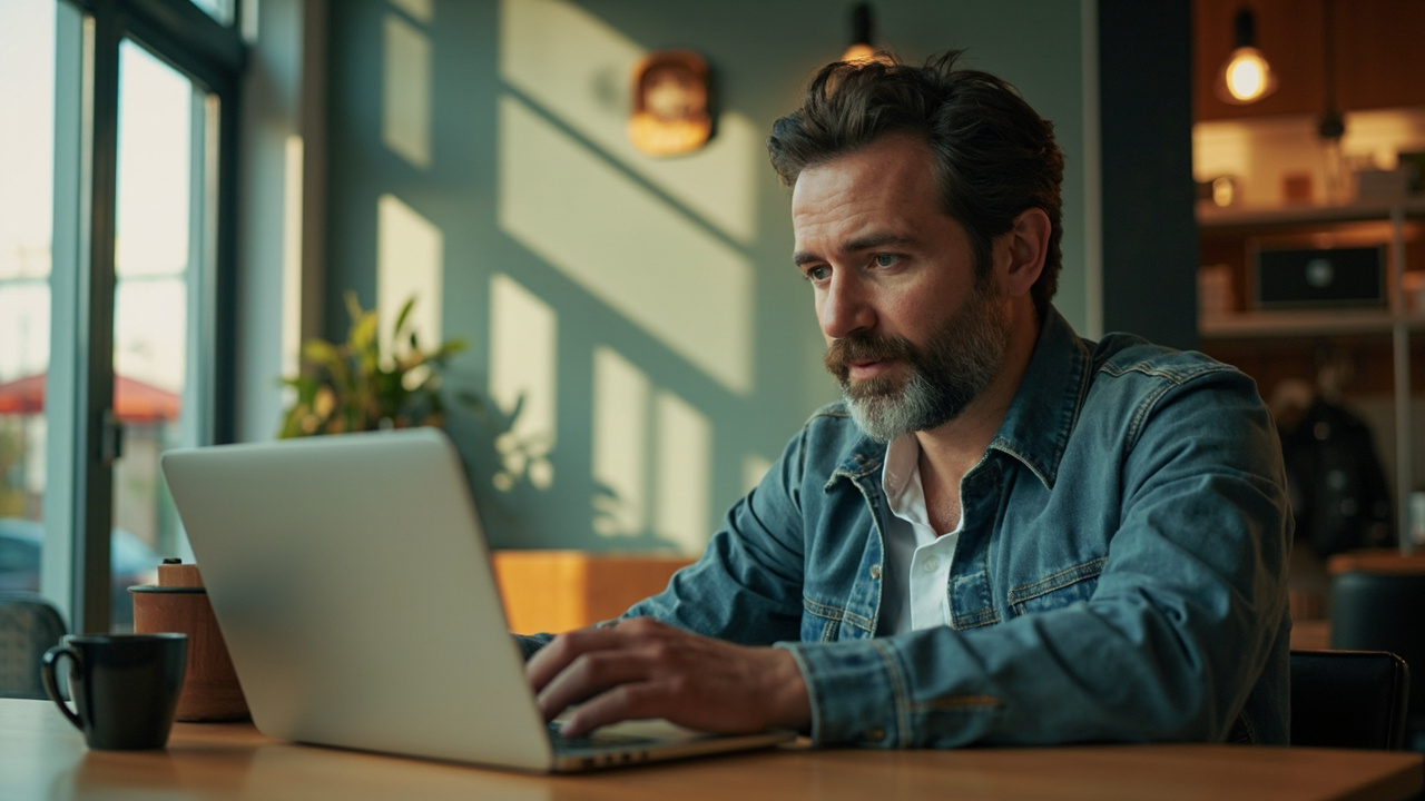 A real working moment illustrating the theme of an article about vector database. Wide 16:9 banner, one strong focal point, magazine editorial quality, authentic and unstaged.
