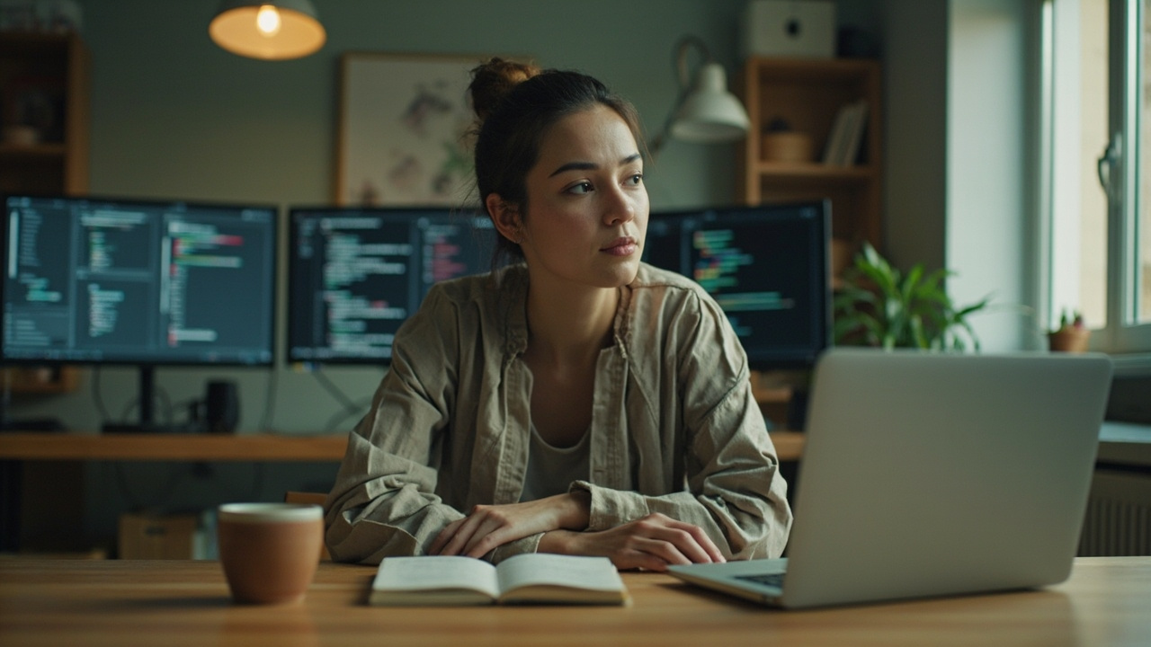 A real working moment that fits an article section about